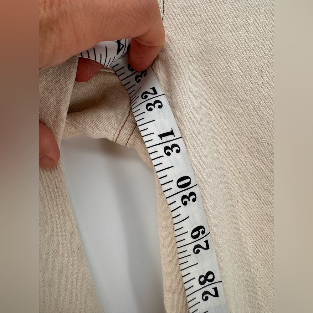 D’Jeans by Donna Degnan Natural Raw Straight Ecru Jeans, NWT - Picture 6 of 9